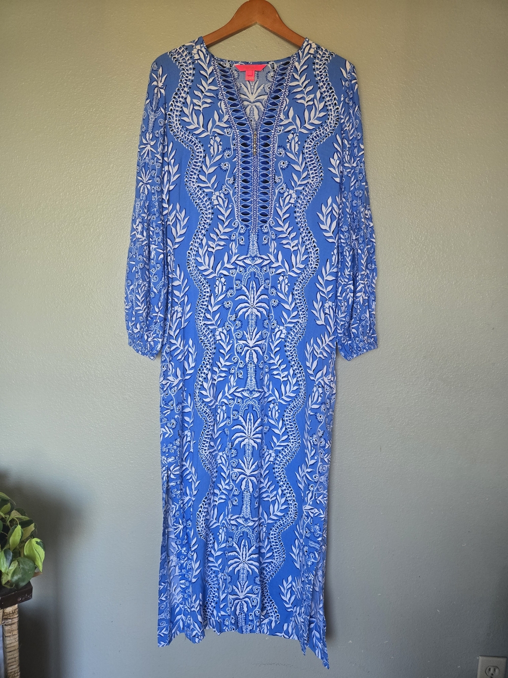 Lilly Pulitzer Laurelie Maxi Dress Abaco Blue Have It Both Ways. Size 6